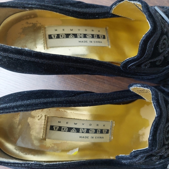 Vintage Victorian New York Transit Suede Leather Embroidered Pumps Size 7.5M - Picture 4 of 9